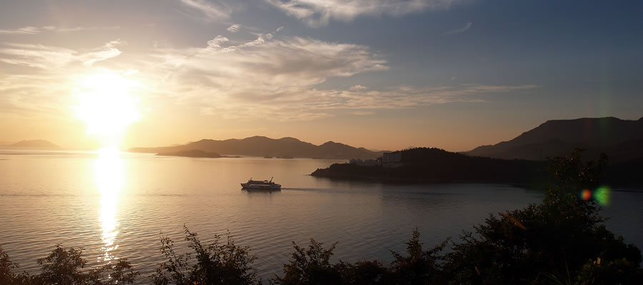 小豆島の朝日